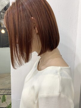 キラ 渋谷(KILLA) 【山下未紗】黒髪イルミナカラー髪質改善大人ボブグレーベージュ