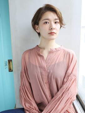 バース(BIRTH) 天神【BIRTH】かき上げカールショート×ショコラベージュ　3