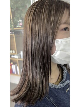 アールフランプラス(arFranc+) ハイライト　オリーブベージュ