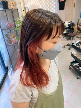 ダニーコウベ(Danny kobe) インナーグラデーションピンク