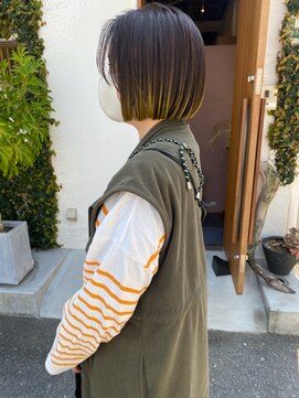 ハウルプロダクツエリア(HAUL PRODUCTS AREA) 裾カラー　イエローカラー