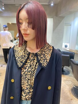 ソイリウム 下北沢(soi rium) 顔まわりのぱつっと感が可愛いボブ