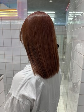 ロンドルーチェ 心斎橋(Lond luce) ダークアッシュ/ミディアムレイヤーカット［髪質改善/縮毛矯正］