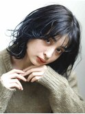 ボブ/ブルーブラック