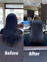 ビープライズ(Be PRIZE)&nbsp;髪質改善/艶髪/アッシュブルー/セミロング