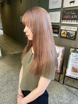 ロンドシェリ 仙台(Lond Cheri) ケアブリーチ　ミルクティーカラー　ハイトーン　髪質改善