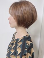 【morio原宿】丸みショート　前髪なし　30代ショート　宮本