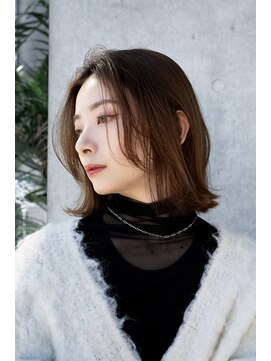 レノラ 本町(LENORA) 20代30代大人かわいいナチュラル暗髪ゆるめパーマヘア