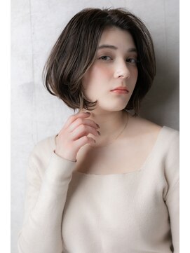 カバーヘア イヴ 戸頭店(COVER HAIR EVE) グレージュアッシュくせ毛風ひし形ショート309X戸頭30代40代50代