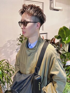 ノアソルテ 名古屋 栄(NOA solte.) NOA solte. メンズサロン/アップバングショート/ツーブロック