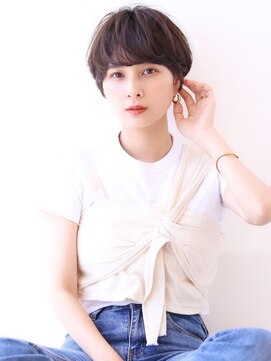 オーロ 宝塚店(ORO) 20代30代40代50代美髪ピンクブラウン切りっぱなしボブショート