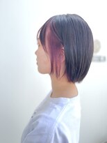 ヒビカ(HIBIKA)&nbsp;ベリーパープル_インナーカラー　ボブ