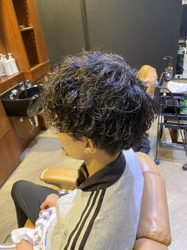 グッドマン バーバーショップ センリ(goodman barbar shop SENRI) 波巻きスパイラル