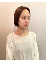 ルーム(Loom.)&nbsp;ハイトーンボブぱっつん前髪ボブミニボブ切りっぱなしボブ