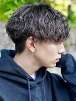 波巻きスパイラルツイストスパイラルパーママッシュメンズヘア