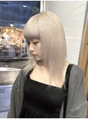 ホワイトブロンド/レイヤー