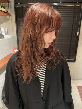 メゾンアミリ(Maison AmiLi) デザインカラー/オリーブベージュ/ウエットヘア【千葉/パーマ】