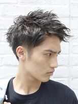 レタッチ バイ フィフス 天神大名(RETOUCH by fifth) ツーブロックマッシュショートレイヤースパイキーショートヘア◎