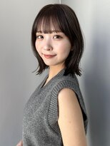 トリッカ シブヤ(TRICCA SHIBUYA)&nbsp;くびれヘア韓国ヘア結べるボブパツっとボブ20代30代渋谷前髪