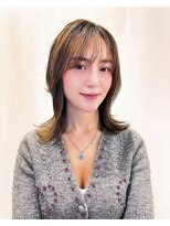 大人可愛い外ハネスタイル