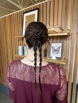 キュオンシア(CUEON. ciea) お呼ばれヘア×カチモリヘア