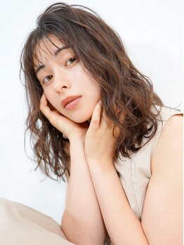 ラフィスヘアー アベリア 石山店(Lafith hair abelia)の写真/【京阪石山駅1分☆】「カット+低温デジパ¥7500」ヒアルロン酸配合のパ-マ液でふわモテ髪に♪
