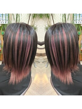 ヘアーアンドメイク アビディング(hair&make abiding) アンブレラカラー