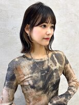 ロンドアリシア 金山(Lond Alexia)&nbsp;外ハネボブ/切りっぱなし/ブリーチなしWカラー/縮毛矯正5528