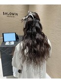お呼ばれヘア