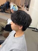プルーブトウキョウ 渋谷(PROVE TOKYO)&nbsp;爽やかビジネスツーブロック無造作ナチュラルシャドウパーマ