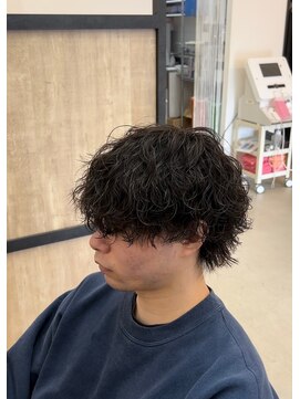 エッジ(EDGE) 大分メンズ波巻きツイストスパイラルパーマ刈らないショート