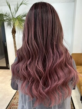 メリー オオサカ(Merly Osaka) pink balayage