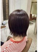 くびれボブ×ローズブラウン/千葉駅/MINA