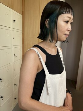 イノセントヘア(innocent.hair) 20代30代/平尾/ブリーチ＆ダブルカラー/ボブ