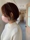 ハツ(HATSU)の写真/髪質改善できるケアカラーが自慢◎透明感溢れる高発色の美しいツヤカラーでオシャレを存分に楽しめる♪