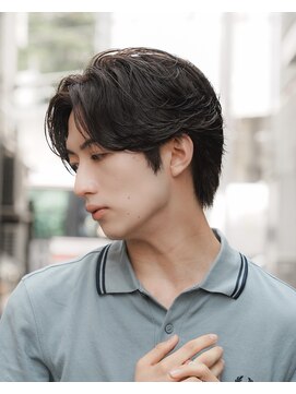 テクト バイアッシュ 吉祥寺店(Tect by Ash) フェザーパーマセンターパート毛流れパーマニュアンスパーマ