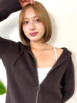 イヴォーク トーキョー(EVOKE TOKYO) ぱっつんボブ髪質改善艶髪カラーボブレイヤーカット