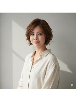 エルシー 江坂店(Lc)の写真/白髪染めでも明るくオシャレな色味が楽しめる♪髪の状態に合わせてカラー剤を選定！大人女性の為のサロン♪