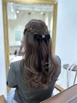 フォルテ 表参道店(FORTE) 編み込みハーフアップ