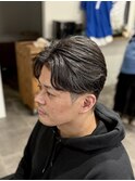 毛流れヘアスタイル
