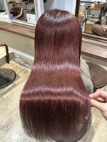 ミレヘアー 越谷(Mire hair) 【20代30代女子に大人気】カシスピンク×髪質改善ストレート