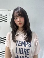シック(CHIC)&nbsp;[CHIC yukino]韓国くびれヘア×ワンホンレイヤー×透明感カラー