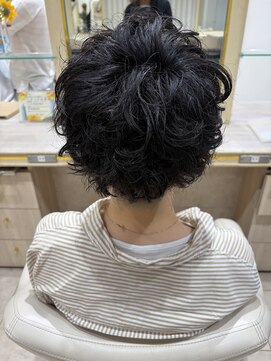 アッシュ 千歳烏山店(Ash) 30代40代大人女子刈り上げショート刈り上げパーマメンズライク