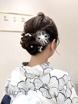 アンベリールフルー(EMBELLIR fleur)&nbsp;ふんわり大人かわいい◎浴衣ヘアセット|20代|30代|40代