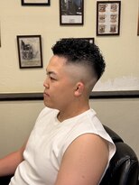 スカイマスターバーバー 渋谷(SKY MASTER BARBER)&nbsp;極道パーマ×スキンフェード[渋谷/理容室/パーマ/フェード]