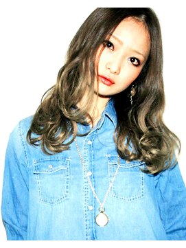 ヘアサロン ガリカ 表参道(hair salon Gallica) ハイグラデーション × ルーズ 無造作 semi-long スタイル☆