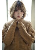 ミルクティーブラウン前下がりボブふわふわボブ【柏】20代30代☆