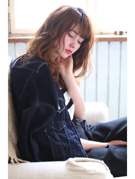 ロンドプランタン 恵比寿(Lond Printemps) 【Lond printemps水野】厚めバングアッシュブラウン