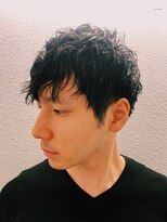 プレミアムバーバー 銀座店(PREMIUM BARBER produce by HIRO GINZA)&nbsp;スパイラルパーマ×ダウンバング／銀座／理容室