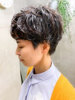 テトヘアー(teto hair)&nbsp;マッシュショート、パーマヘア、ゆるいパーマ、ベリーショート